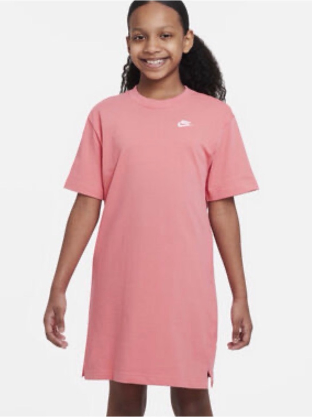 Nike Sportswear Older Kids' (Girls') T-Shirt Dress Size Medium